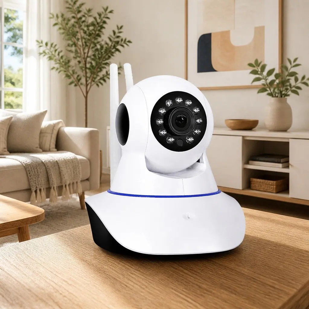 1080P Wireless IP Camera Security WIFI Surveillance Dome White Plug and Play