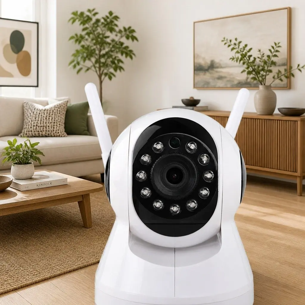 1080P Wireless IP Camera Security WIFI Surveillance Dome White Plug and Play