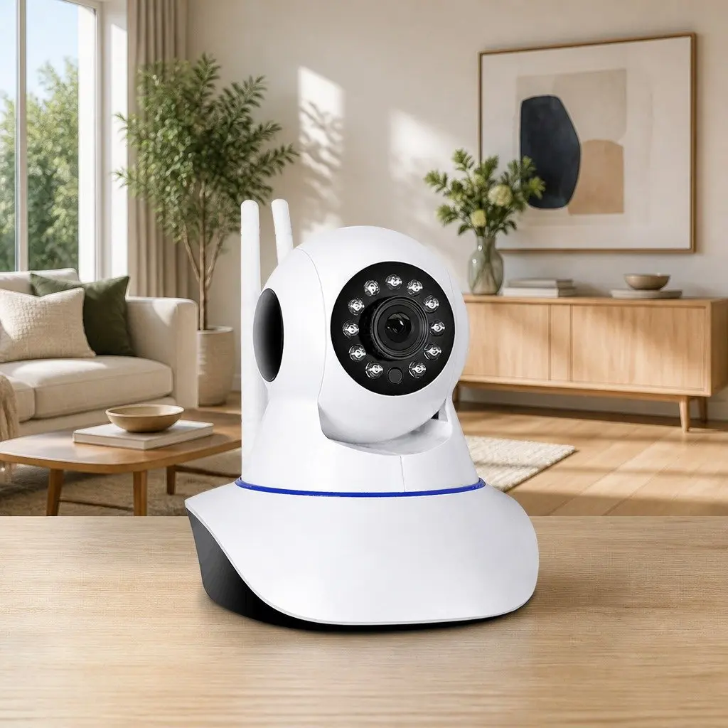 1080P Wireless IP Camera Security WIFI Surveillance Dome White Plug and Play