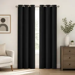 Blockout Curtain Panels Eyelet Triple Layer Noise Reduction
