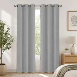 Specifications of Grey Eyelet Blackout Curtain Panels