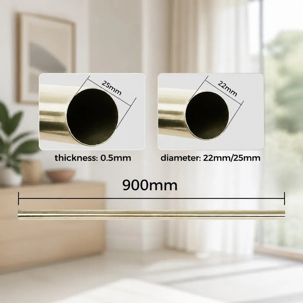 Extendable Curtain Rod Set Steel Pole Quiet Rail Silencer Sliders Home Decor