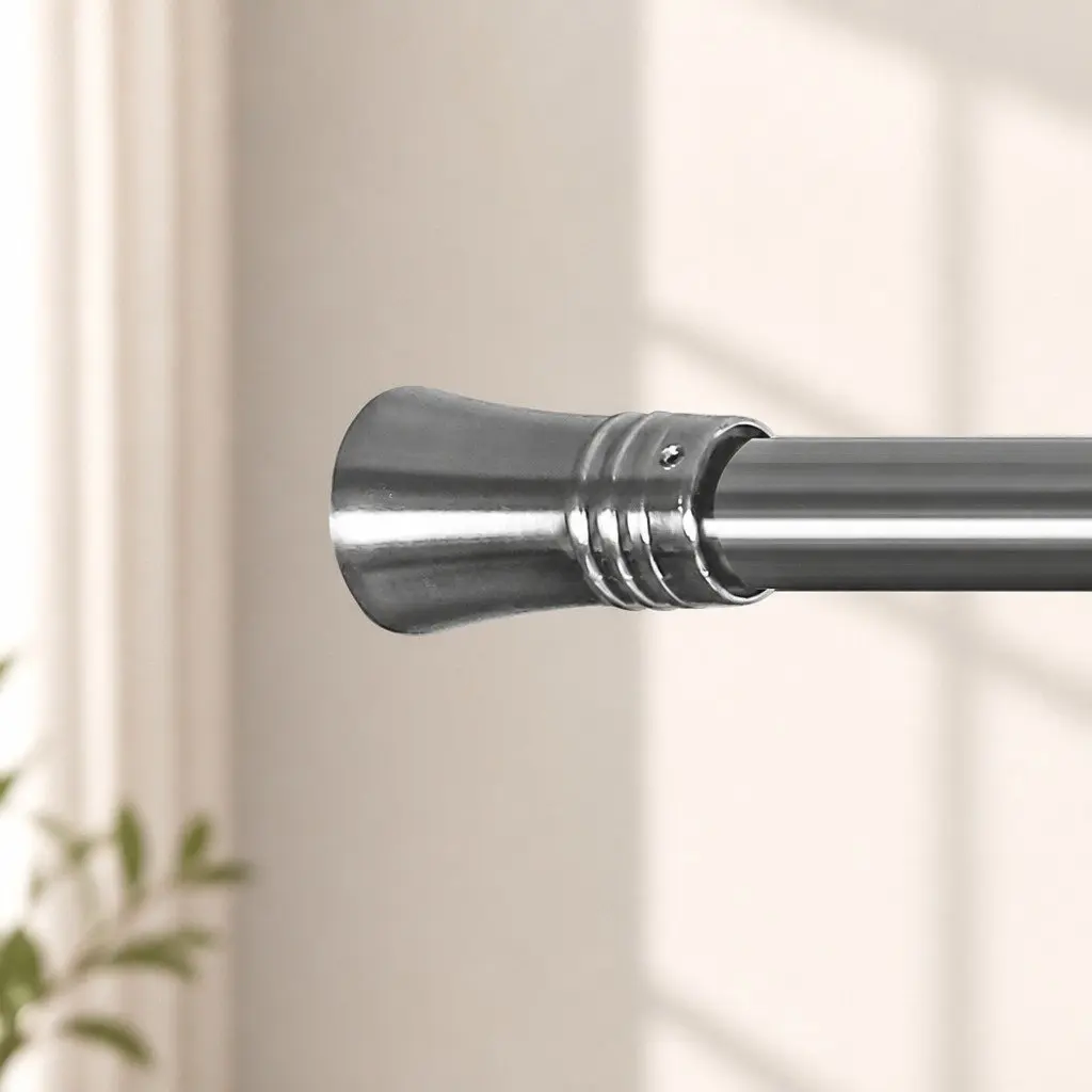 Extendable Double Curtain Rod Pole Set