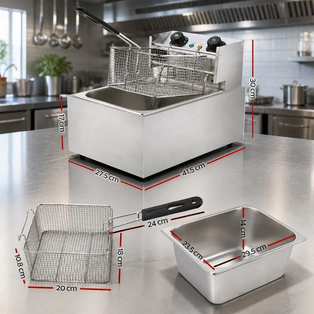 Electric Commercial Deep Fryer 10L