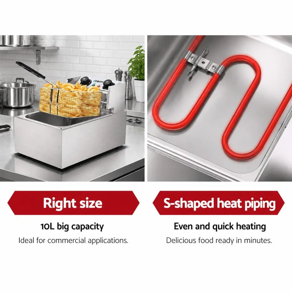 Electric Commercial Deep Fryer 10L