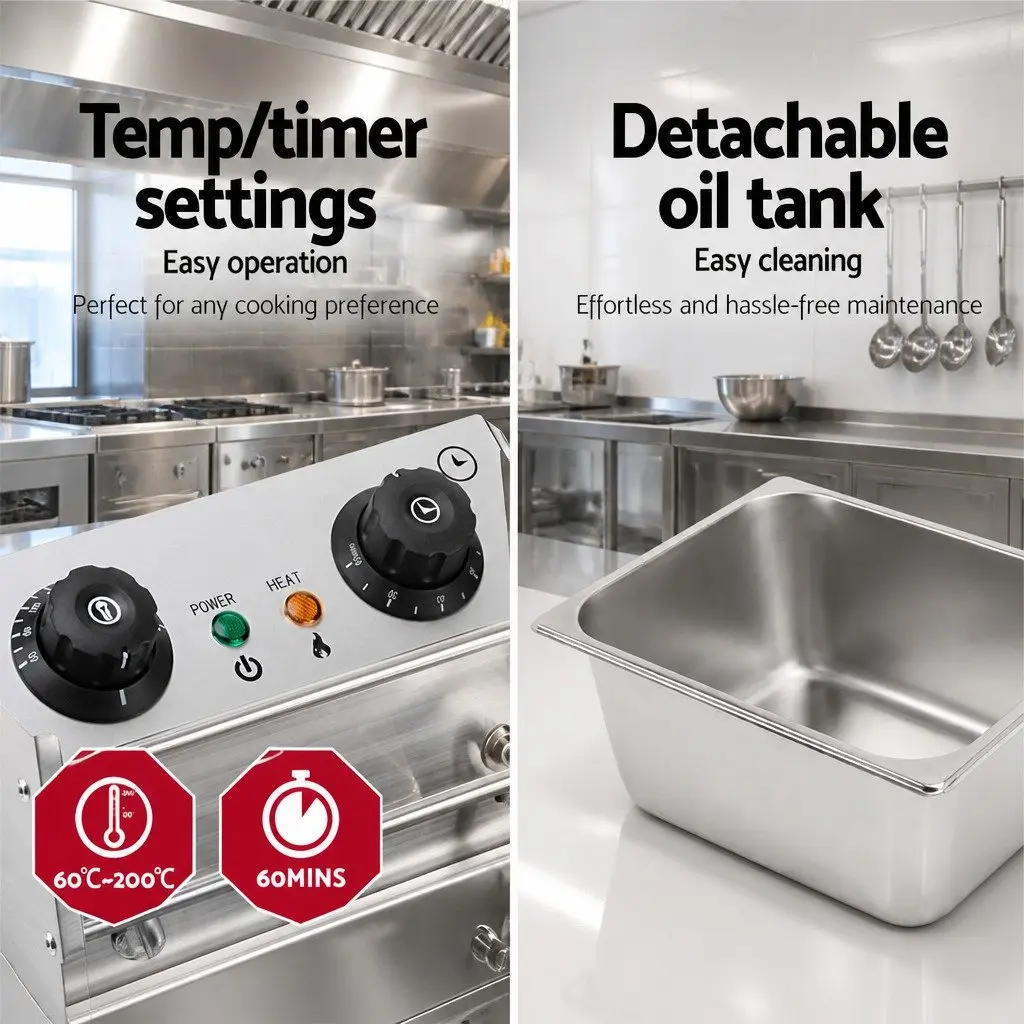 Electric Commercial Deep Fryer 10L