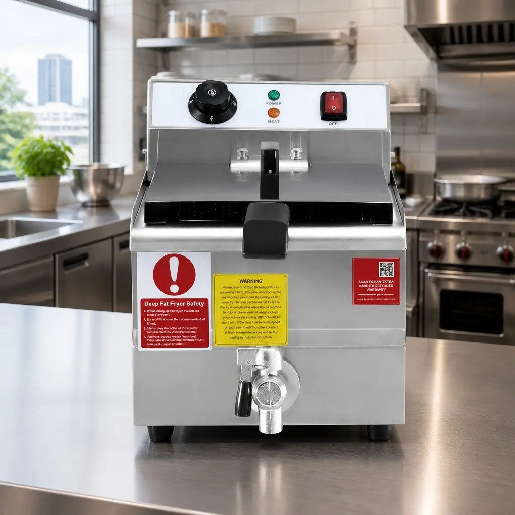10L Electric Deep Fryer, 3000W Power