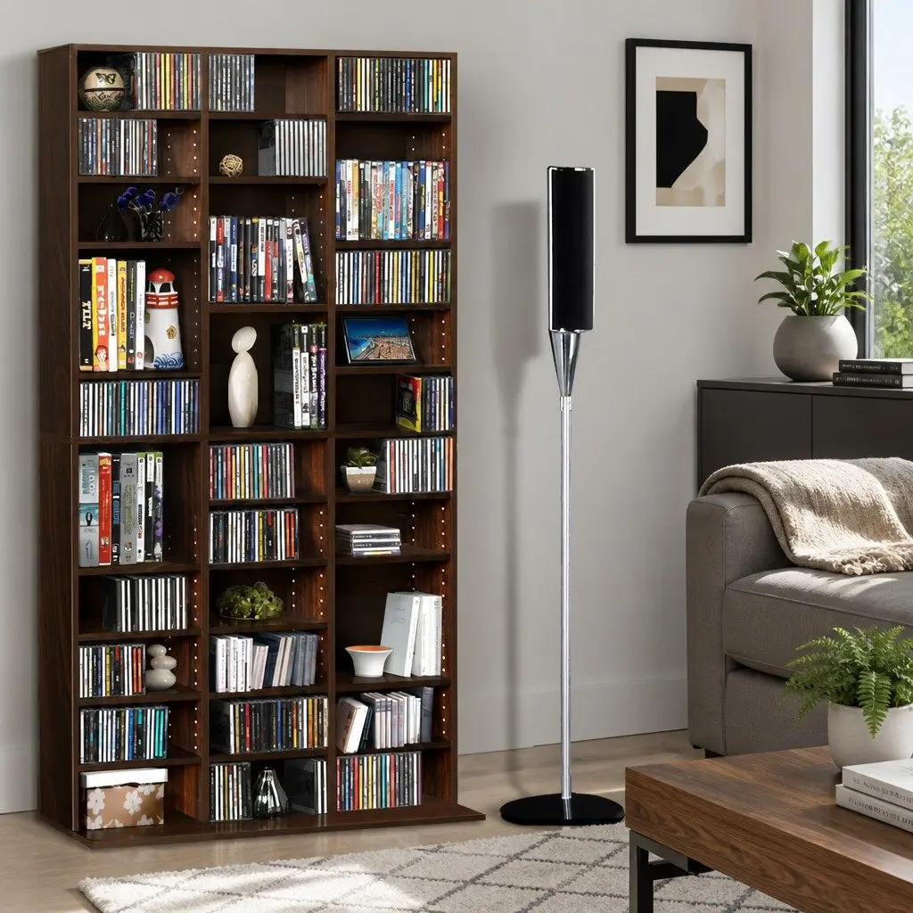 Adjustable Media Shelf