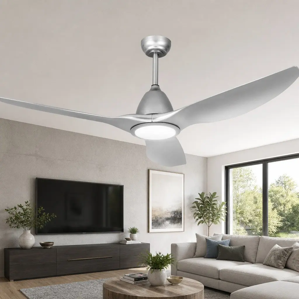64 Inch DC Motor Ceiling Fan with LED Light