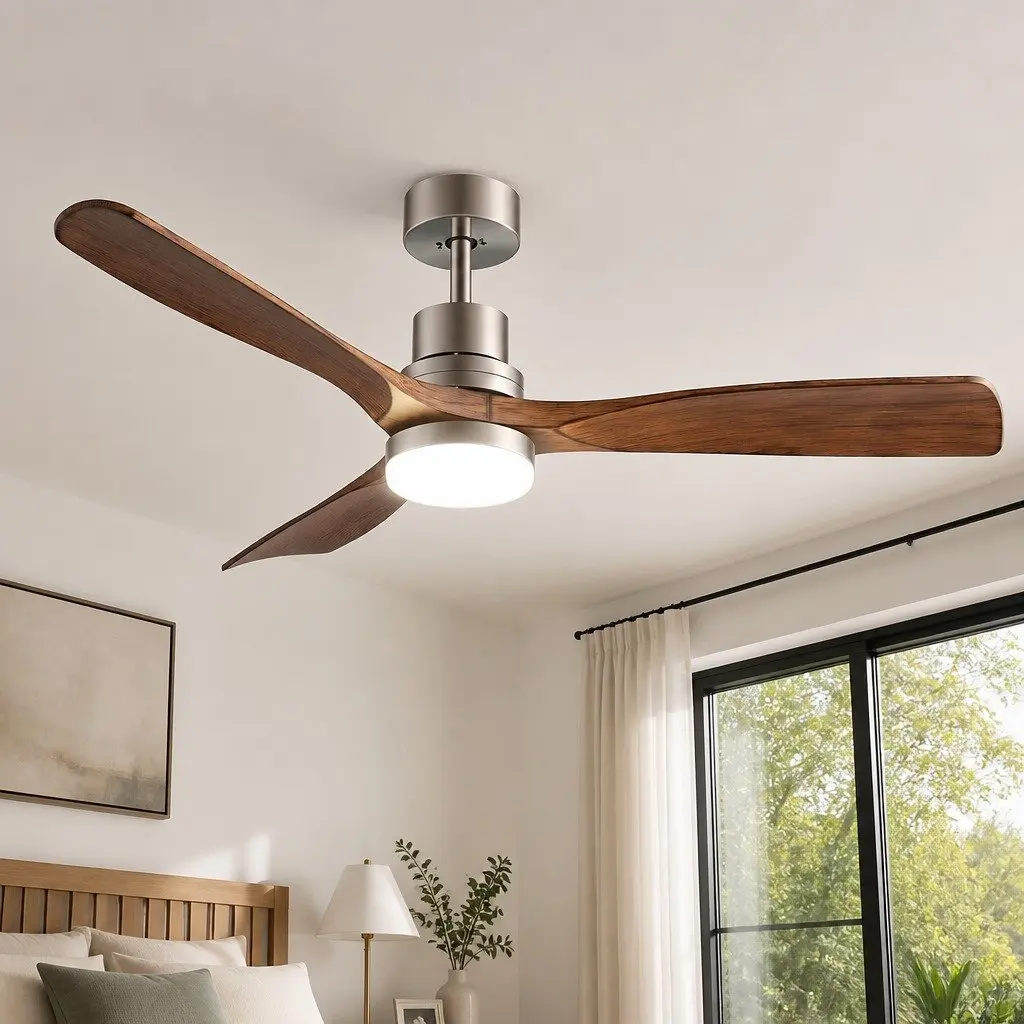 52-Inch Ceiling Fan with Light and Remote Control
