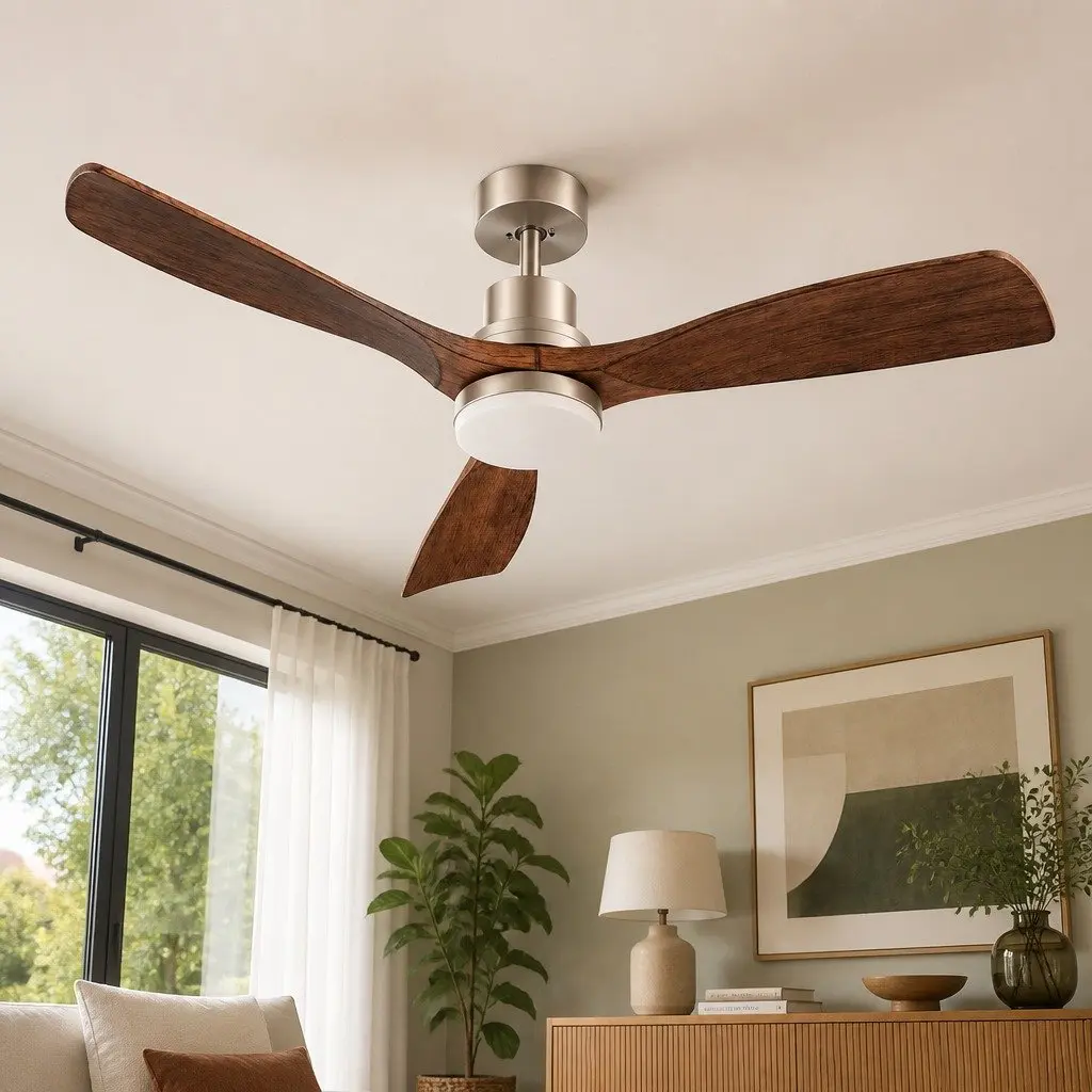 52-Inch Ceiling Fan with Light and Remote Control