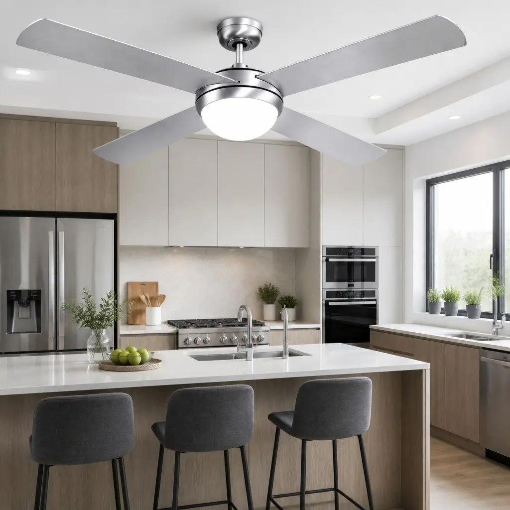 52 Inch Ceiling Fan with LED Light