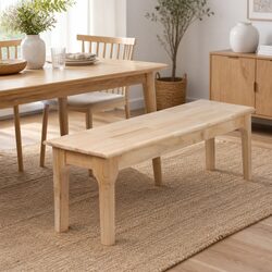 Dining Bench Chair Seat - Oak, 120cm Length