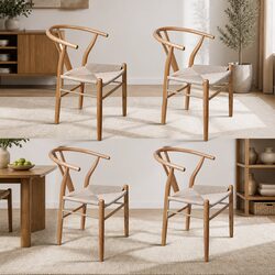 Dining Chairs Set of 4 - Dimensions and Specs Included
