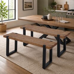 Specifications of the 140cm Wooden Dining Bench Chair