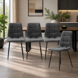 Detailed Specifications for Velvet Dining Chairs Set