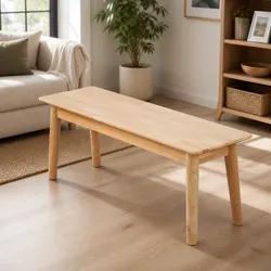 Rubberwood Dining Bench Seat 120cm with 250kg Capacity