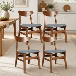 Dining Chairs Set of 4: Dimensions and Materials Included