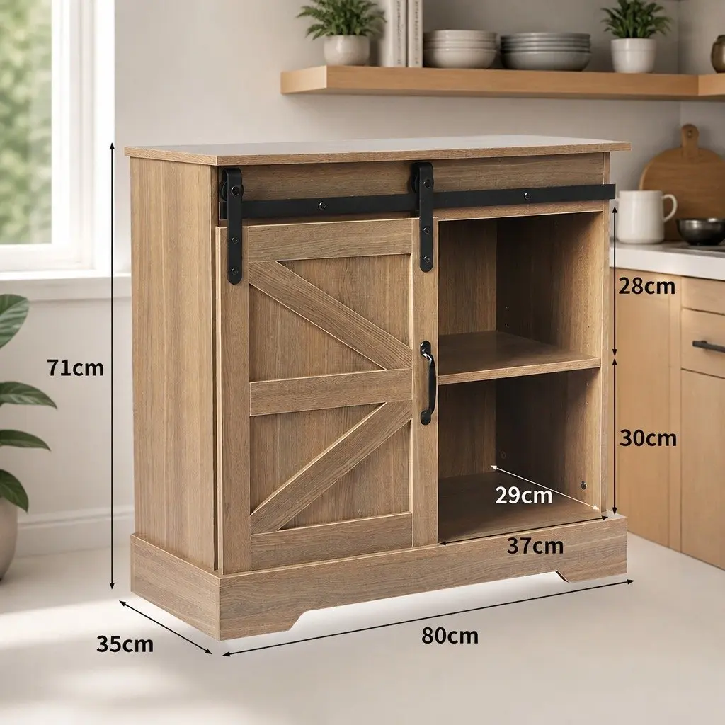 Rustic Sideboard Storage Cabinet