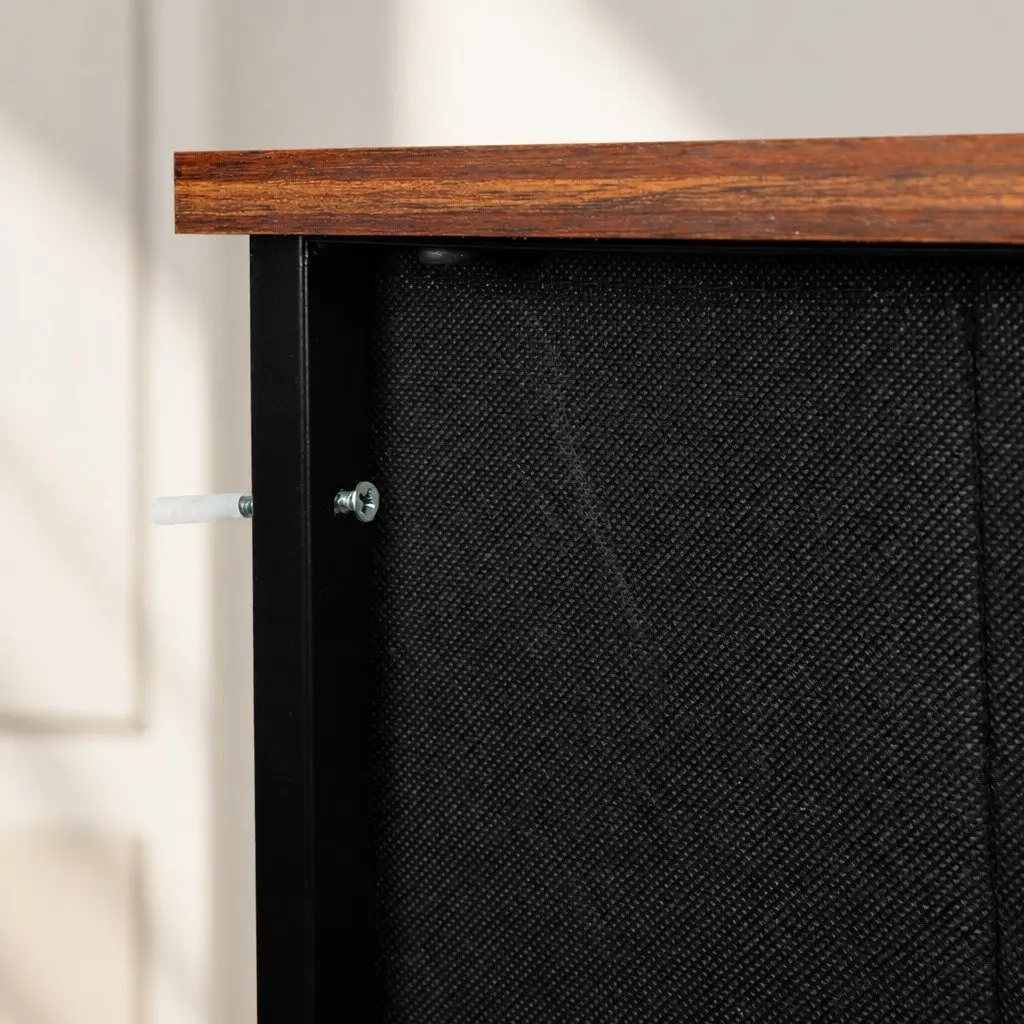 Storage Cabinet Tower Chest Bedroom Dresser Tallboy Organiser Unit 56cm W x 30cm D x 93cm H