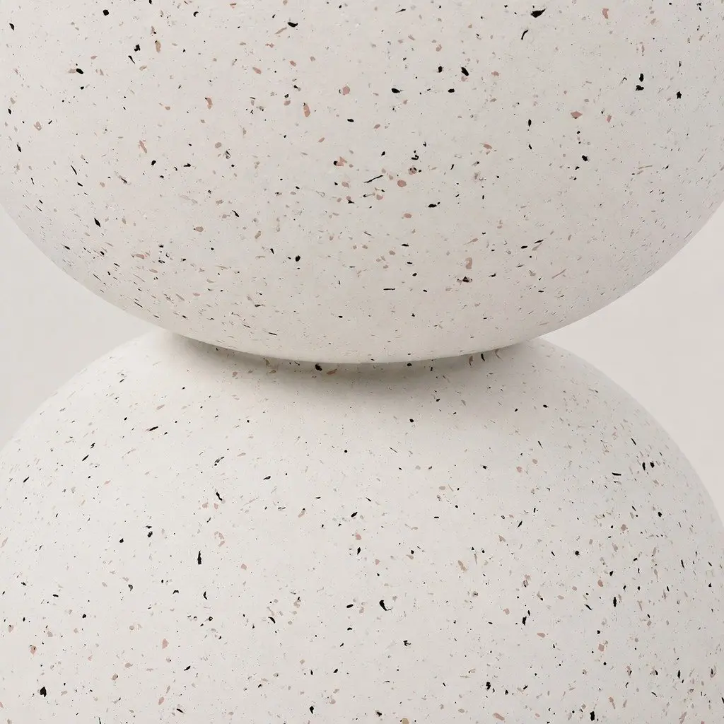 Round Terrazzo Side Table