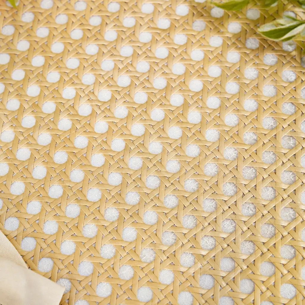 Dining Chair Rattan Weave Wooden Frame Walnut Retro Kitchen Seat