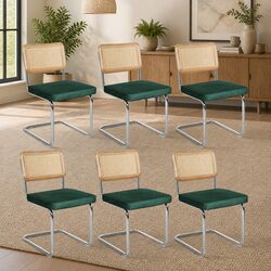 Dining Chairs Set of 6 - 47cm W x 53cm D x 83cm H