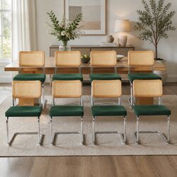 Rattan Dining Chairs Set of 8 - Specs and Details
