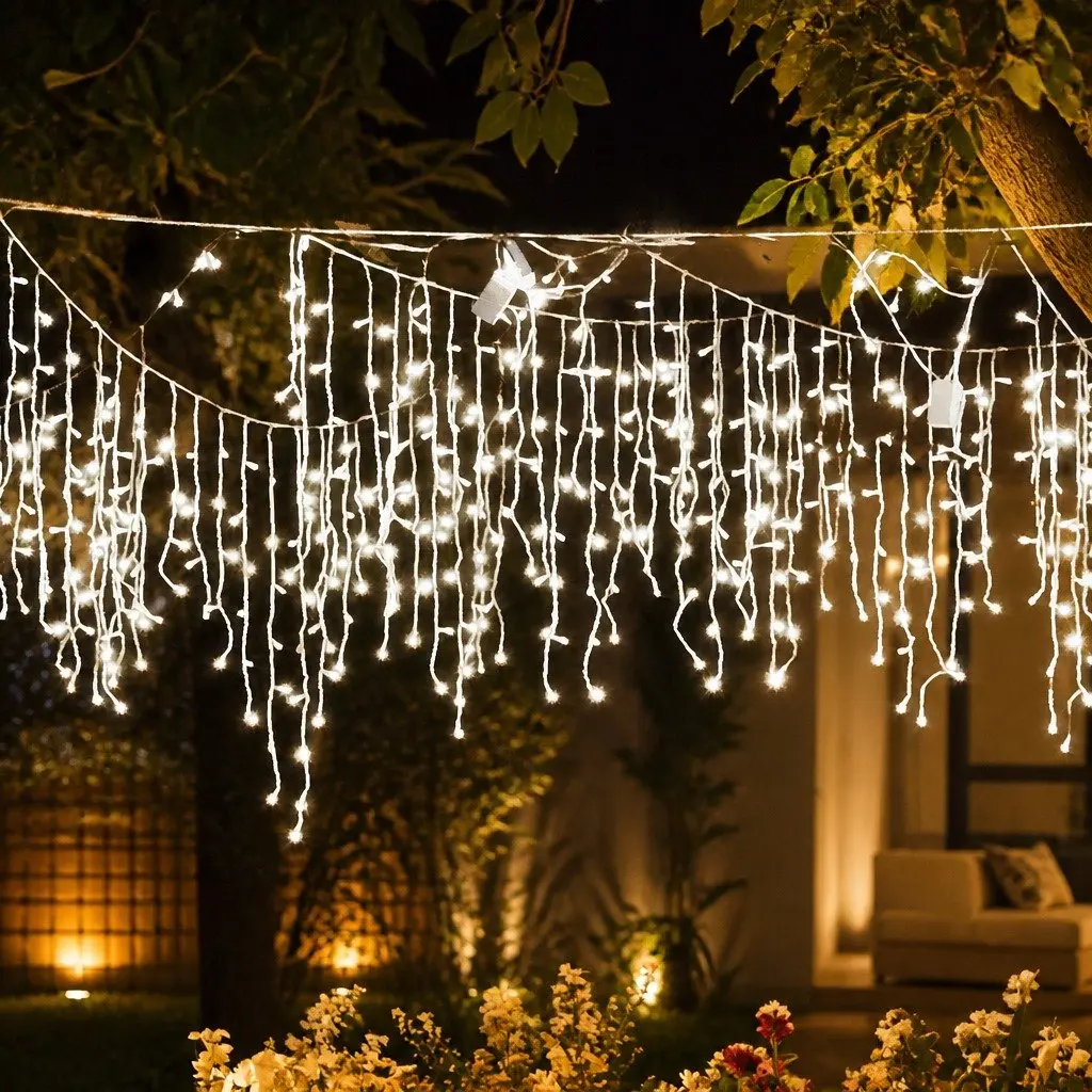 300 LED Cool White String Lights