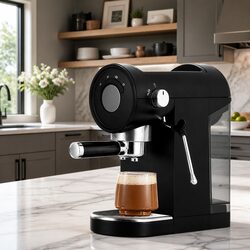 20 Bar Espresso Maker with Milk Frother: Specs & Details