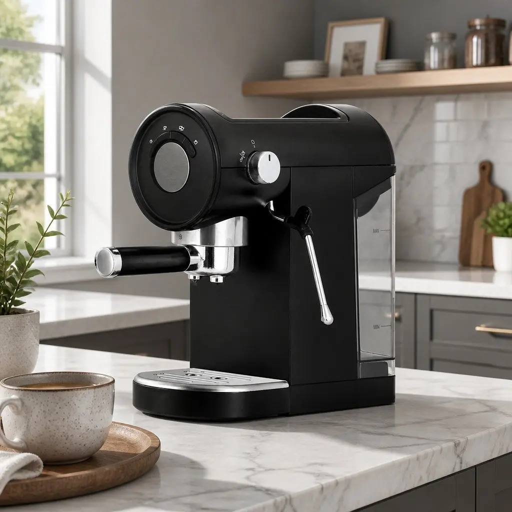 Espresso Coffee Machine Maker for Home Use 20 Bar Black