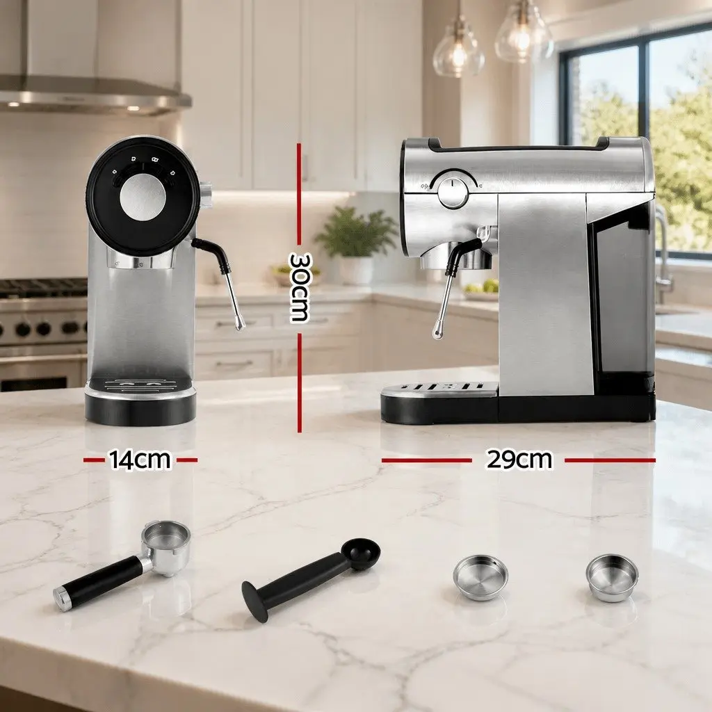 20 Bar Espresso Machine with Removable Tank