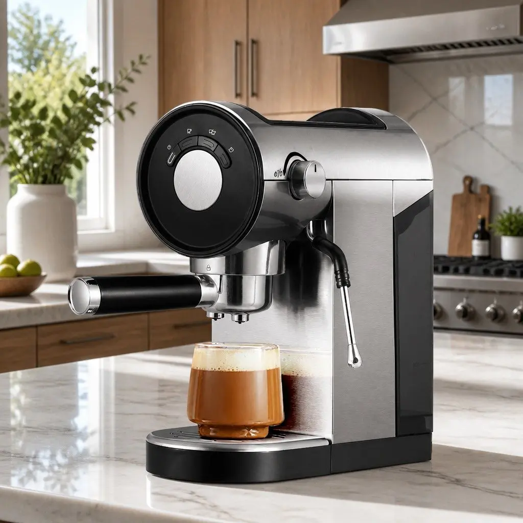 20 Bar Espresso Machine with Removable Tank