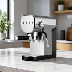 20 Bar Espresso Coffee Machine Specs: 14x29x30cm Silver