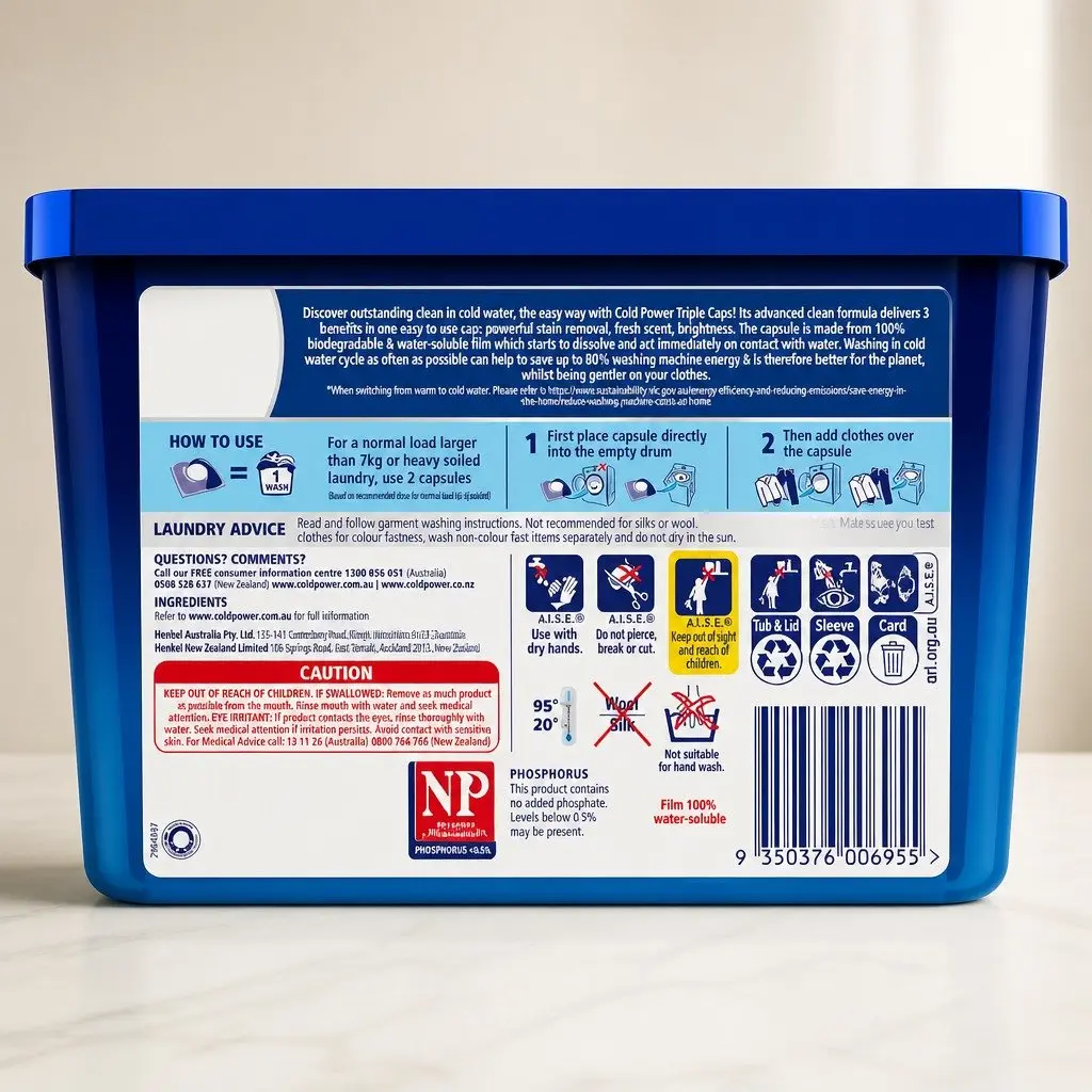 Advanced Clean Triple Capsules Laundry Detergent Pods 26 Pack