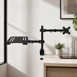Specifications of Dual Arm Adjustable Monitor and Laptop Mount