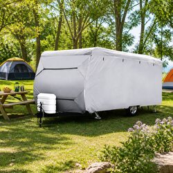 Caravan Cover 20-22ft Campervan 4 Layer Polypropylene Waterproof UV Resistant