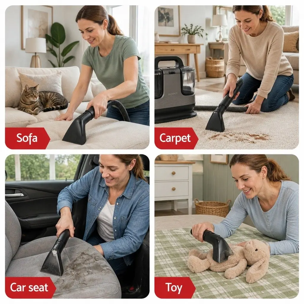 Carpet Washer Handheld Vacuum Cleaner for Home 1700W