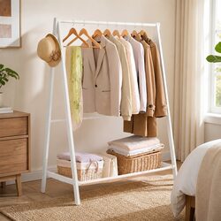 Wooden Clothes Rack Specifications: Storage and Dimensions