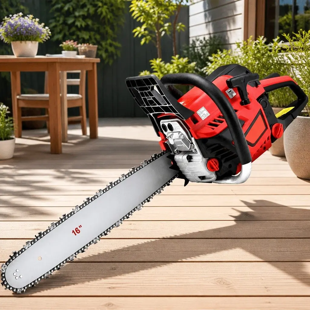 Chainsaw outdoor 45CC 16" Bar 1.7kW 2-Stroke E-Start