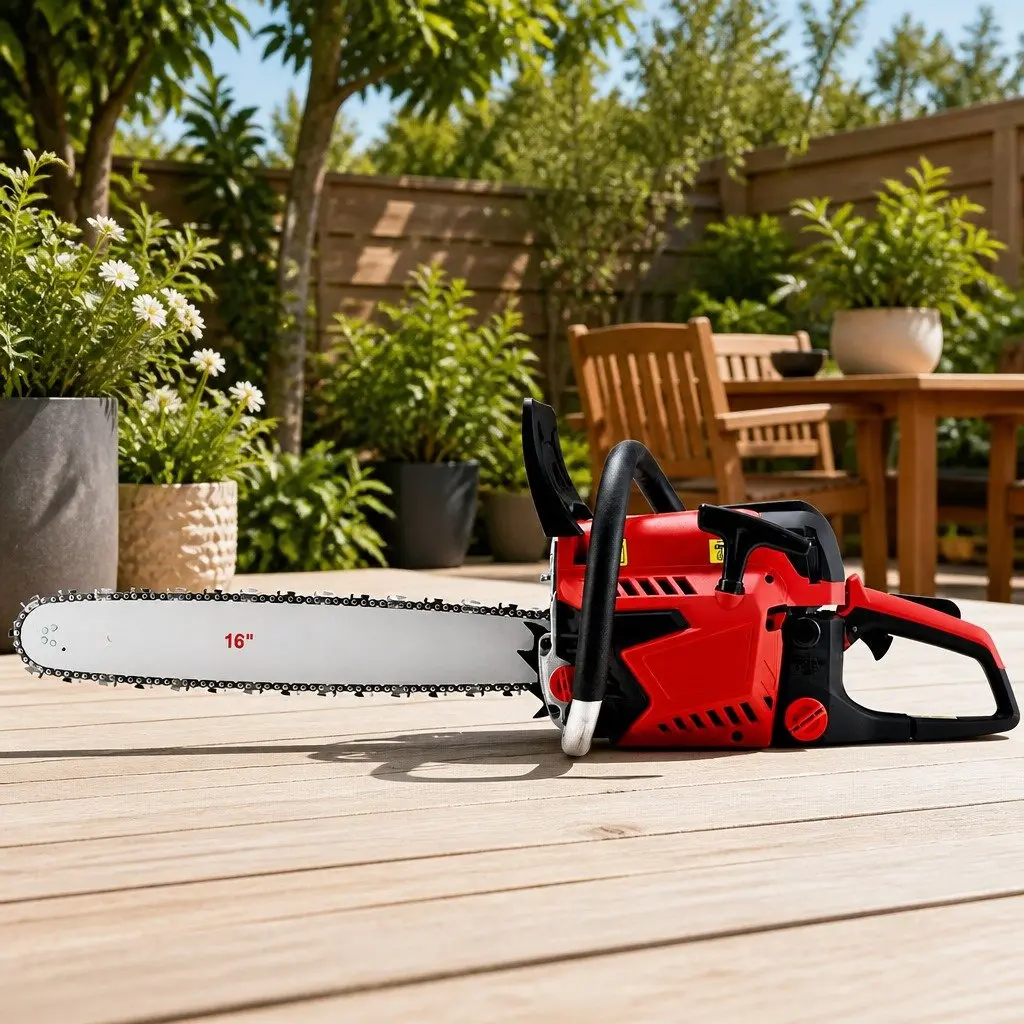 Chainsaw outdoor 45CC 16" Bar 1.7kW 2-Stroke E-Start