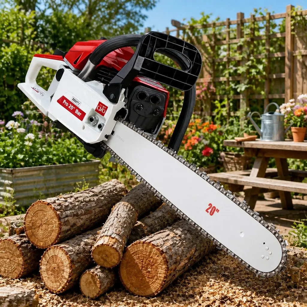 58cc Petrol Chainsaw for Commercial Use 20" Bar