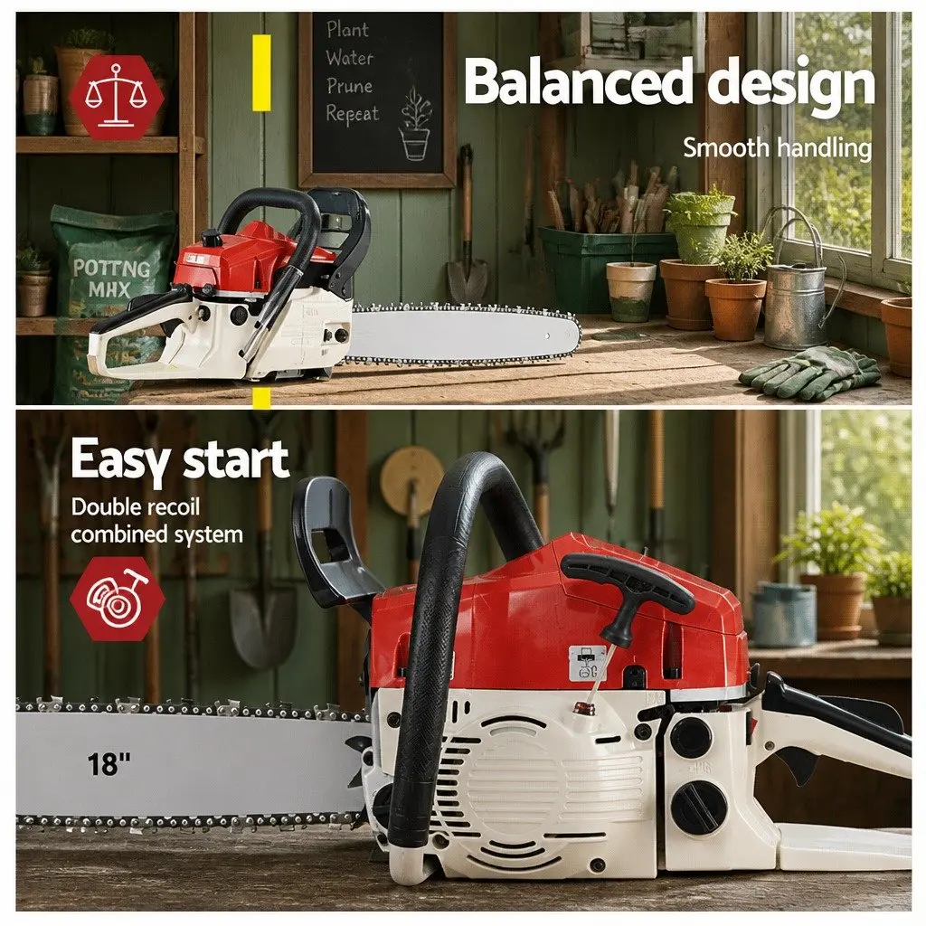 45CC Petrol Chainsaw 18" Bar