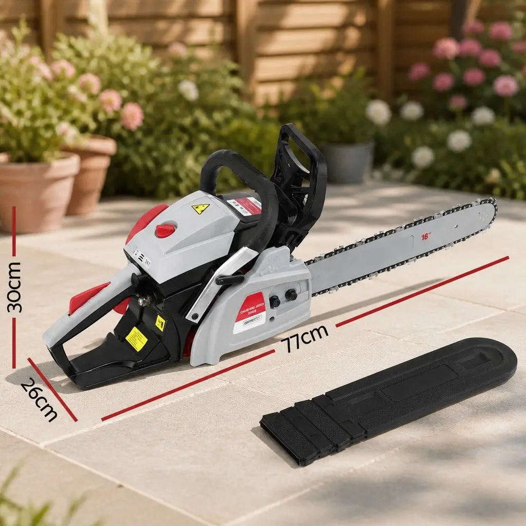 Petrol Chainsaw for Garden 42CC 16 Inch Bar Lightweight Power Tool