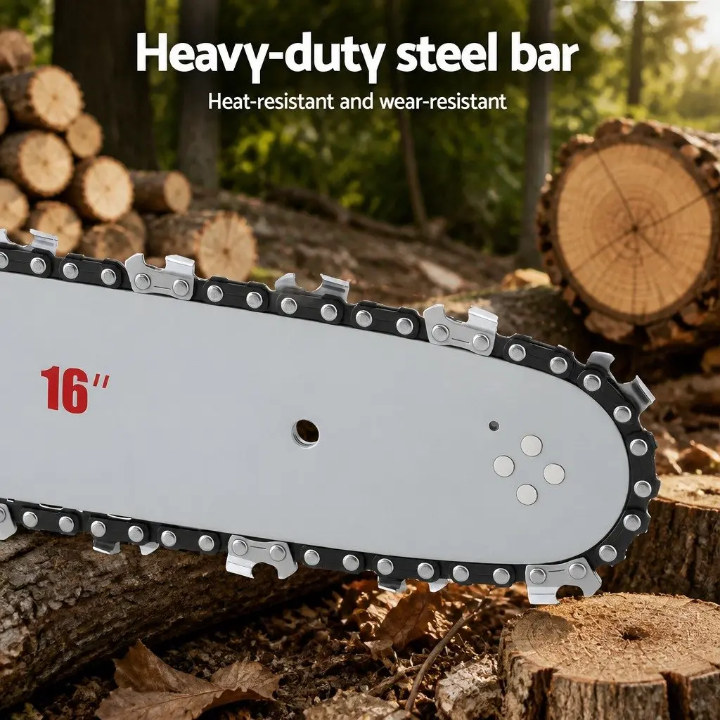Petrol Chainsaw for Garden 42CC 16 Inch Bar Lightweight Power Tool