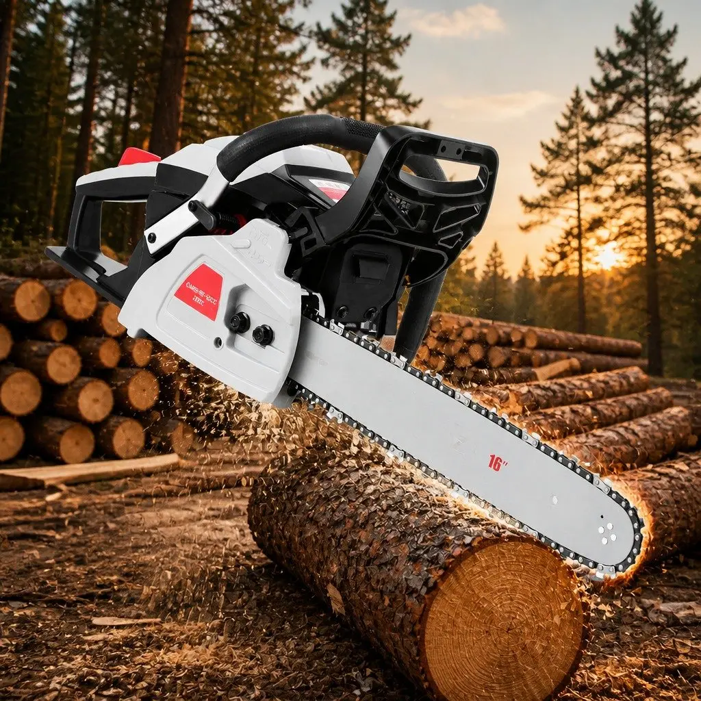 Petrol Chainsaw for Garden 42CC 16 Inch Bar Lightweight Power Tool