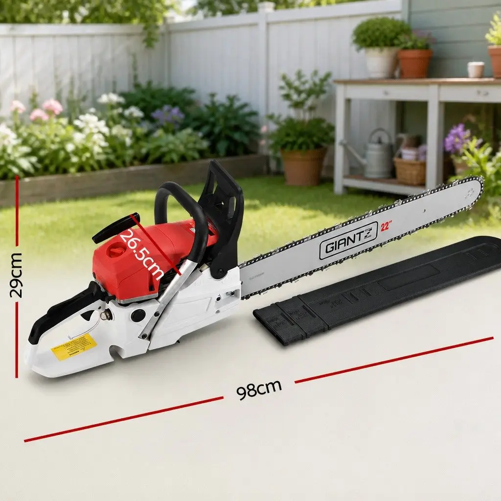 Petrol Chainsaw 62CC 22 Inch Bar for Commercial Use