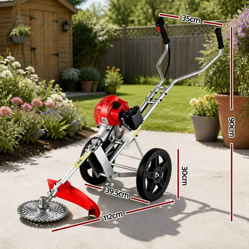 52cc Petrol Brush Cutter with 3-in-1 Functionality