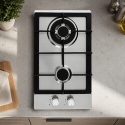 Specifications for 30cm Gas Cooktop with 2 Burners