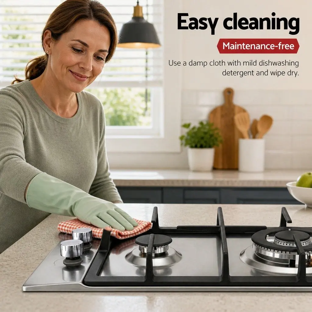 30cm Gas Cooktop with 2 Burners